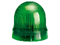 SOUND-LIGHT PULSED OR CONTINUOU MODULE. 62MM. BULB INCLUDED, GREEN, 24VAC/DC (80DB)