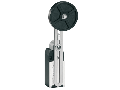 Limitator de cursa, K SERIES, ADJUSTABLE ROLLER LEVER, 1 BOTTOM CABLE ENTRY. DIMENSIONS TO EN 50047, METAL BODY, CONTACTS 1NO+2NC SLOW BREAK. RUBBER ROLLER