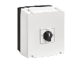 THREE-POLE LINE CHANGEOVER SWITCHES I-0-II IN UL/CSA TYPE 4/4X NON-METALLIC ENCLOSURE, 25A