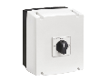 THREE-POLE LINE CHANGEOVER SWITCHES I-0-II IN UL/CSA TYPE 4/4X NON-METALLIC ENCLOSURE, 63A