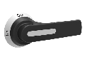 DOOR COUPLING HANDLE FOR GLC0160...GLC0315. SCREW FIXING. 125MM LEVER LENGTH PISTOL HANDLE - DEFEATABLE (REQ. UL508A). BLACK. ?10MM