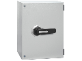 THREE-POLE LINE CHANGEOVER SWITCHES I-0-II IN IEC/EN IP65 METAL ENCLOSURE, 160A