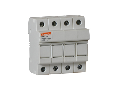 Suport fuziblie cu montaj pe sina R, FOR 10X38MM FUSES. 32A RATED CURRENT AT 690VAC, 3P+N. WITHOUT STATUS INDICATOR. 4 MODULES