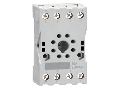 SOCKET FOR RELAY FOR FITTING ON DIN RAIL OR WITH SCREWS, 8-PIN FOR HR70 2C... SCREW TERMINALS