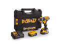 Masina compacta de gaurit cu percutie cu acumulatori DeWalt DCD796P2, motor fara perii, 18V XR Li-Ion 5,0Ah