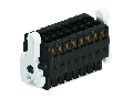 1-conductor female plug; 100% protected against mismating; Levers; Strain relief plate; direct marking; 1.5 mm²; Pin spacing 3.5 mm; 32-pole; 1,50 mm²; black