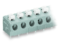 PCB terminal block; push-button; 2.5 mm²; Pin spacing 7.5 mm; 9-pole; Push-in CAGE CLAMP®; 2,50 mm²; dark gray