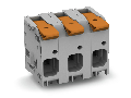 PCB terminal block; lever; 16 mm²; Pin spacing 15 mm; 2-pole; Push-in CAGE CLAMP®; 16,00 mm²; gray