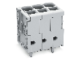 PCB terminal block; 6 mm²; Pin spacing 7.5 mm; 4-pole; Push-in CAGE CLAMP®; 6,00 mm²; gray