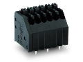 THR PCB terminal block; push-button; 0.5 mm; Pin spacing 2.5 mm; 5-pole; Push-in CAGE CLAMP; 0,50 mm; black