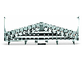 8-level terminal block for matrix patching; for 35 x 15 mounting rail; 1,50 mm²; gray