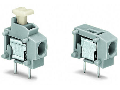 Stackable PCB terminal block; push-button; 1.5 mm²; Pin spacing 5/5.08 mm; 1-pole; Push-in CAGE CLAMP®; 1,50 mm²; gray