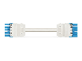 pre-assembled interconnecting cable; Eca; Socket/plug; 5-pole; Cod. I; H05VV-F 5G 1.5 mm; 8 m; 1,50 mm; blue