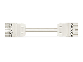 pre-assembled interconnecting cable; Eca; Socket/plug; 5-pole; Cod. A; H05Z1Z1-F 5G 2.5 mm²; 7 m; 2,50 mm²; white