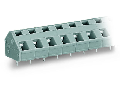 PCB terminal block; 2.5 mm²; Pin spacing 7.5/7.62 mm; 12-pole; CAGE CLAMP®; commoning option; 2,50 mm²; gray