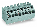 PCB terminal block; 6 mm; Pin spacing 7.5 mm; 9-pole; CAGE CLAMP; commoning option; 6,00 mm; gray