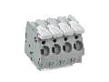 PCB terminal block; lever; 6 mm; Pin spacing 7.5 mm; 8-pole; CAGE CLAMP; 6,00 mm; gray