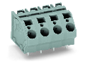 PCB terminal block; 6 mm; Pin spacing 10 mm; 7-pole; CAGE CLAMP; commoning option; 6,00 mm; gray