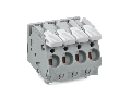 PCB terminal block; lever; 6 mm; Pin spacing 7.5 mm; 8-pole; CAGE CLAMP; commoning option; 6,00 mm; gray