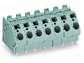 PCB terminal block; 6 mm; Pin spacing 10 mm; 7-pole; CAGE CLAMP; commoning option; 6,00 mm; gray