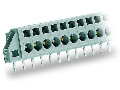 PCB terminal block; 2.5 mm; Pin spacing 5 mm; 12-pole; CAGE CLAMP; clamping collar; 2,50 mm; gray