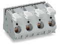 PCB terminal block; lever; 16 mm; Pin spacing 15 mm; 7-pole; CAGE CLAMP; commoning option; 16,00 mm; gray