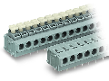 PCB terminal block; push-button; 1.5 mm²; Pin spacing 5/5.08 mm; 8-pole; Push-in CAGE CLAMP®; 1,50 mm²; gray