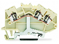 3-conductor shield terminal block; 2.5 mm²; center marking; for DIN-rail 35 x 15 and 35 x 7.5; CAGE CLAMP®; 2,50 mm²; white