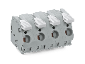 PCB terminal block; lever; 6 mm; Pin spacing 12.5 mm; 10-pole; CAGE CLAMP; 6,00 mm; gray