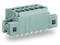 PCB terminal block; 1.5 mm; Pin spacing 3.5 mm; 6-pole; CAGE CLAMP; clamping collar; 1,50 mm; gray