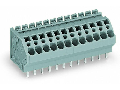 PCB terminal block; 4 mm; Pin spacing 5 mm; 9-pole; CAGE CLAMP; commoning option; 4,00 mm; gray