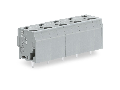 PCB terminal block; 2.5 mm²; Pin spacing 10 mm; 4-pole; CAGE CLAMP®; 2,50 mm²; gray