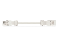 pre-assembled interconnecting cable; Eca; Socket/plug; 5-pole; Cod. A; H05VV-F 5G 1.5 mm²; 7 m; 1,50 mm²; white