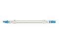 pre-assembled interconnecting cable; Eca; Socket/plug; 2-pole; Cod. I; H05VV-F 2 x 1.5 mm; 2 m; 1,50 mm; blue