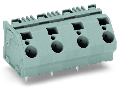 PCB terminal block; 6 mm; Pin spacing 15 mm; 2-pole; CAGE CLAMP; commoning option; 6,00 mm; gray