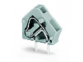 Stackable PCB terminal block; 2.5 mm; Pin spacing 5/5.08 mm; 1-pole; CAGE CLAMP; commoning option; 2,50 mm; dark gray