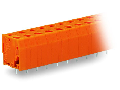 PCB terminal block; 2.5 mm; Pin spacing 7.62 mm; 8-pole; CAGE CLAMP; 2,50 mm; orange