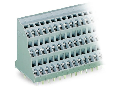 Triple-deck PCB terminal block; 2.5 mm; Pin spacing 5 mm; 3 x 16-pole; CAGE CLAMP; 2,50 mm; gray