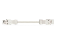 pre-assembled interconnecting cable; Eca; Socket/plug; 5-pole; Cod. A; H05VV-F 5G 1.5 mm²; 2 m; 1,50 mm²; white