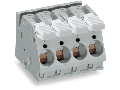 PCB terminal block; lever; 16 mm; Pin spacing 10 mm; 6-pole; CAGE CLAMP; commoning option; 16,00 mm; gray