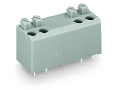 PCB terminal block; push-button; 1.5 mm; Pin spacing 5 mm; 6-pole; PUSH WIRE; 1,50 mm; gray