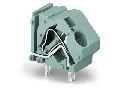 Stackable PCB terminal block; 16 mm; Pin spacing 20 mm; 1-pole; CAGE CLAMP; commoning option; 16,00 mm; light gray