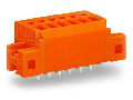 PCB terminal block; 1.5 mm; Pin spacing 3.81 mm; 6-pole; CAGE CLAMP; clamping collar; 1,50 mm; orange