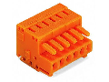 1-conductor female plug; 100% protected against mismating; 1.5 mm²; Pin spacing 3.81 mm; 19-pole; 1,50 mm²; orange