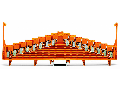 8-level same potential terminal block; for 35 x 7.5 mounting rail; 1,50 mm²; orange