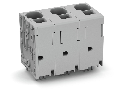 PCB terminal block; 16 mm; Pin spacing 15 mm; 8-pole; Push-in CAGE CLAMP; 16,00 mm; gray