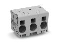 PCB terminal block; 16 mm; Pin spacing 15 mm; 8-pole; Push-in CAGE CLAMP; 16,00 mm; gray