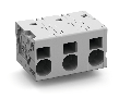 PCB terminal block; 6 mm; Pin spacing 12.5 mm; 11-pole; Push-in CAGE CLAMP; 6,00 mm; gray