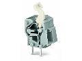 Stackable PCB terminal block; push-button; 2.5 mm; Pin spacing 7.5/7.62 mm; 1-pole; CAGE CLAMP; commoning option; 2,50 mm; light gray