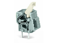 Stackable PCB terminal block; push-button; 2.5 mm; Pin spacing 7.5/7.62 mm; 1-pole; CAGE CLAMP; commoning option; 2,50 mm; light gray